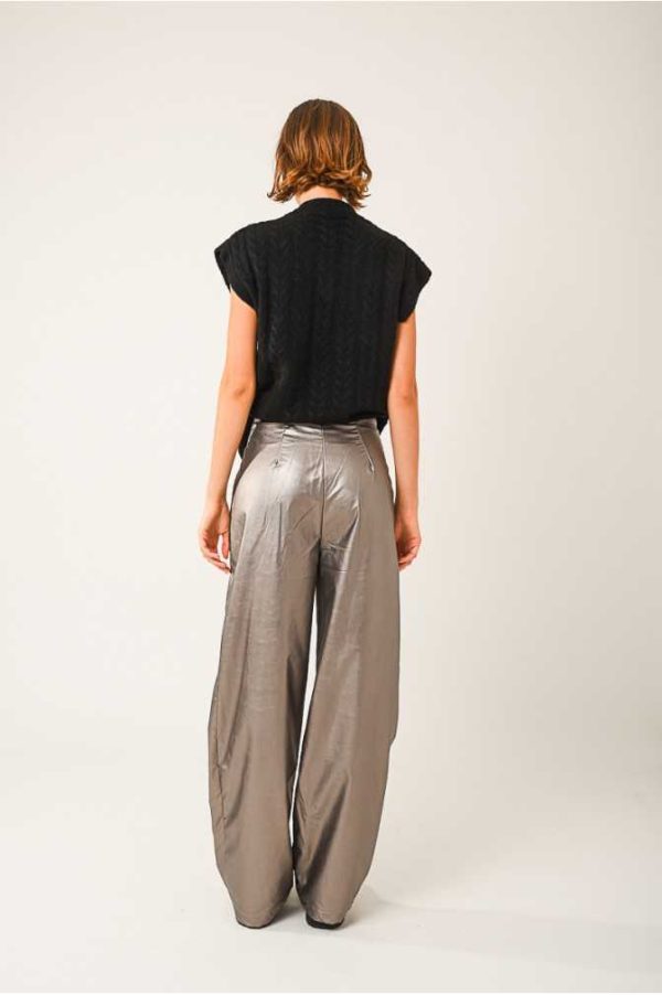 metallic trousers 1