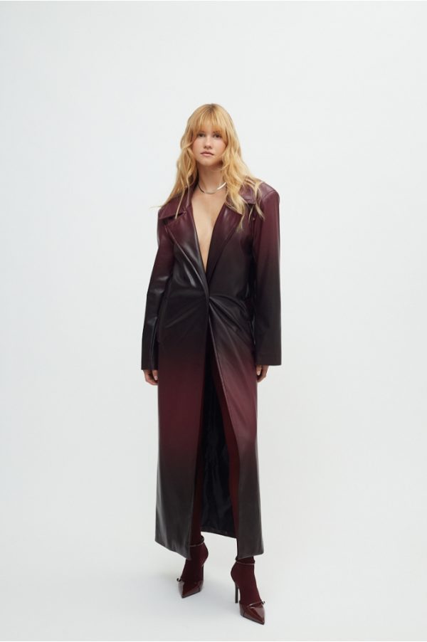 kir royale leather coat