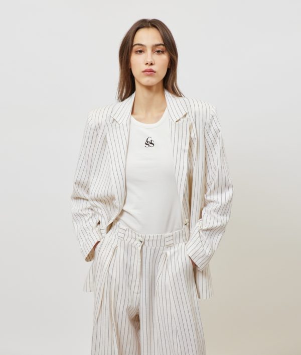 josefine stripped blazer