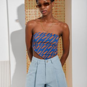 CHILL ISLAND BANDANA TOP BLUE TAMARIND SHORTS LIGHT BLUE 2 2048x2048