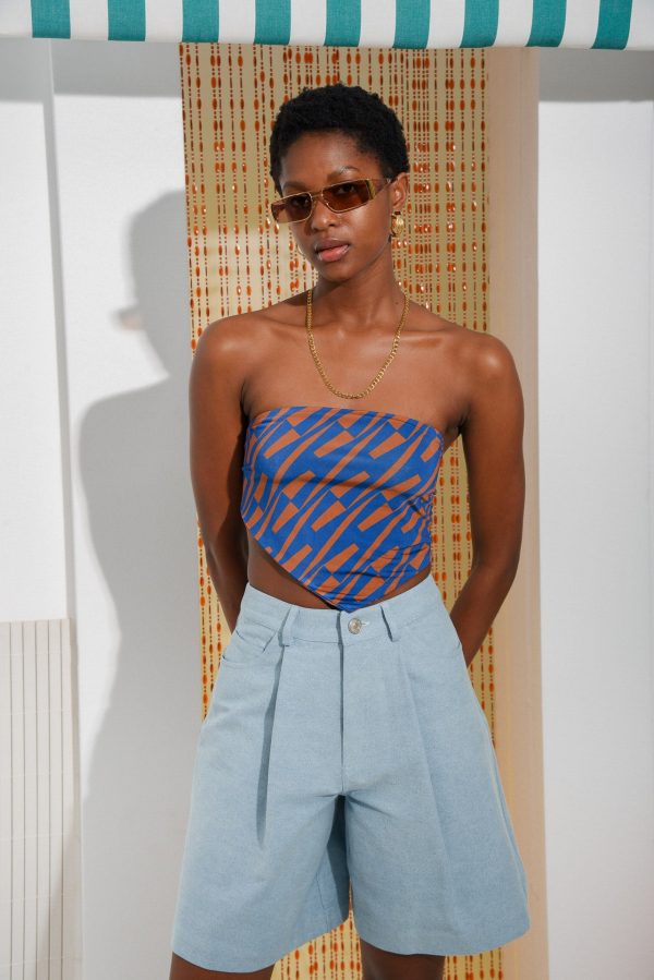 CHILL ISLAND BANDANA TOP BLUE TAMARIND SHORTS LIGHT BLUE 2 2048x2048