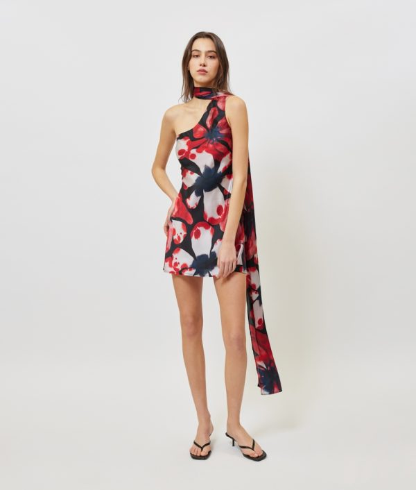 serena printed dress